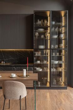 effiziente Eckbeleuchtung in weiß